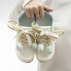 Damen modische Sneaker mit einzigartigem Blumenmotiv und bequemer Dämpfung