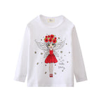 Mädchen Langarmshirt mit niedlichem Feen-Motiv R&B