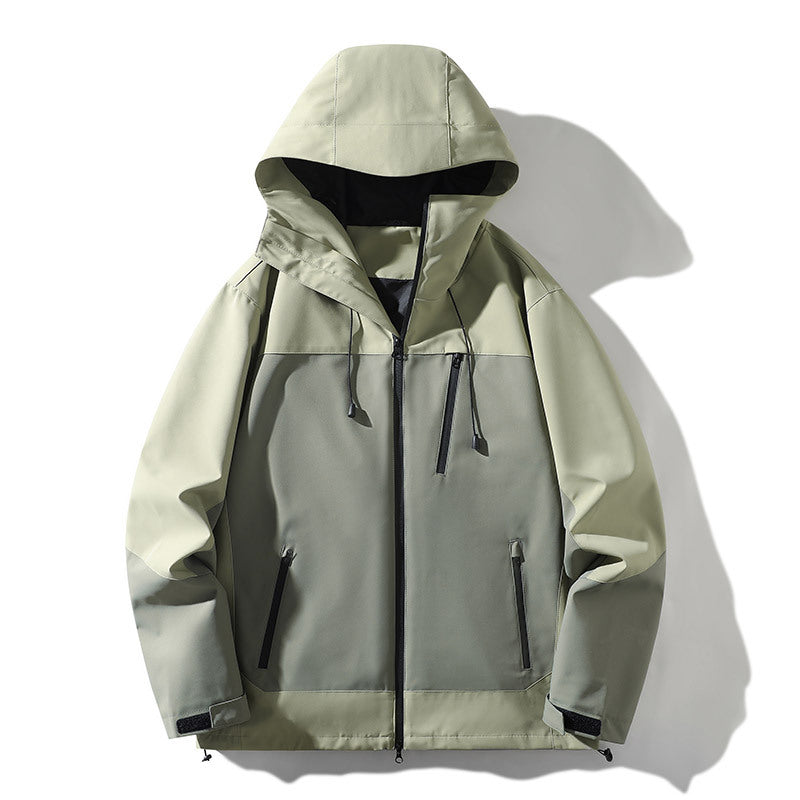 Damen technische Allwetterjacke mit vielseitigem Kapuzendesign und verstellbaren Belüftungsöffnungen R&B