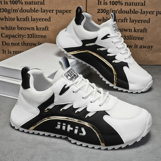 Damen Sportliche Sneakers mit atmungsaktiver Mesh-Oberfläche und gepolsterter Sohle R&B