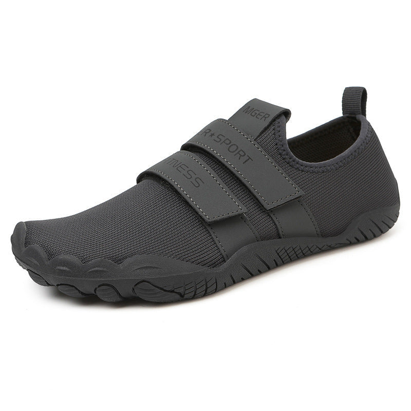 Damen Sportliche Wasserschuhe mit velcro Riemen und rutschfester Sohle