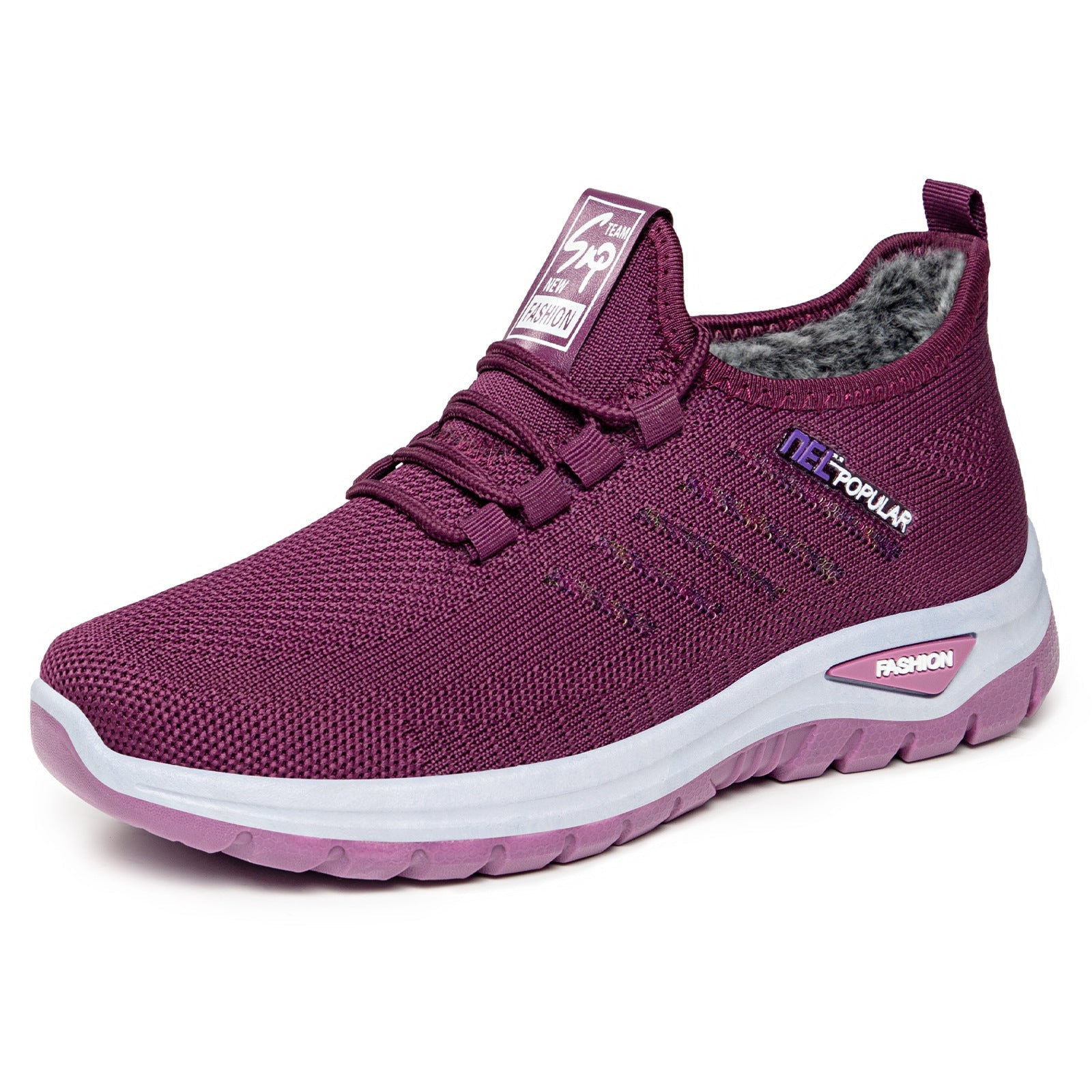 Damen Sportliche und bequeme Sneaker mit kuscheligem Innenfutter R&B