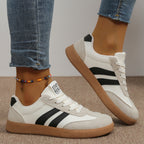 Damen Sneakers im sportlichen Retro-Design mit atmungsaktiven Mesh-Einsätzen und bequemer Sohle R&B