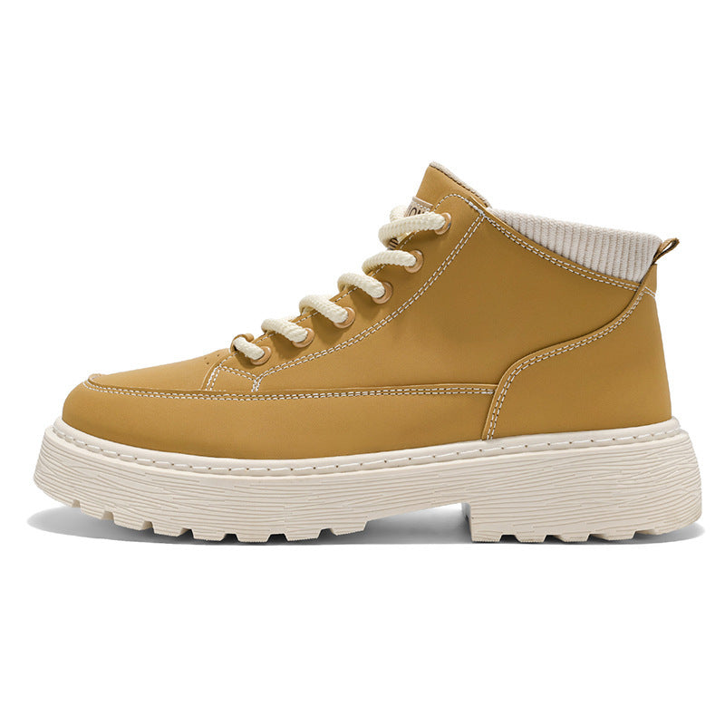 Damen Sportliche High-Top Sneakers mit gepolsterter Ferse und rutschfester Sohle R&B