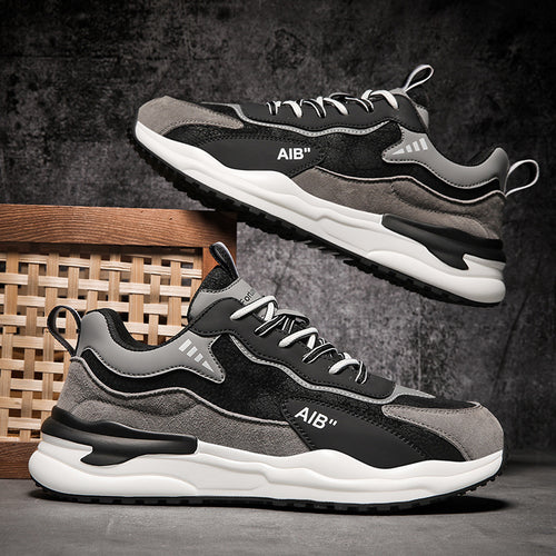 Damen Sportliche Sneakers mit gepolsterter Sohle und atmungsaktiver Oberflächenstruktur R&B