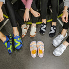 Damen Atmungsaktive Wassersportschuhe mit rutschfester Sohle und verstellbarem Riemen