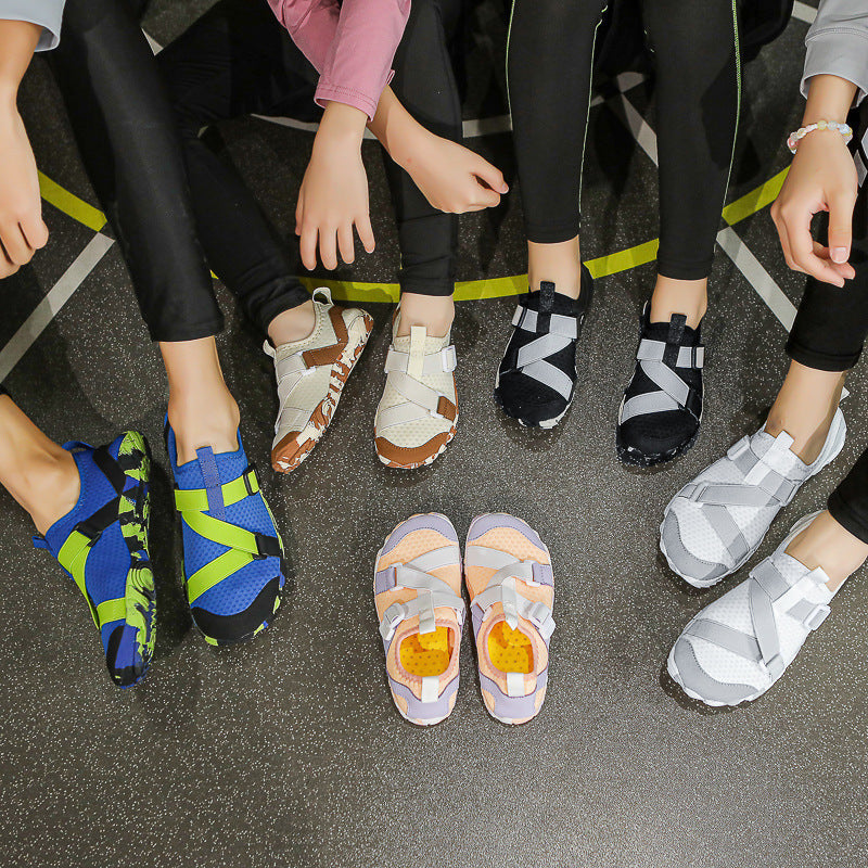 Damen Atmungsaktive Wassersportschuhe mit rutschfester Sohle und verstellbarem Riemen