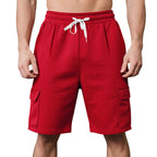 Herren Cargo-Shorts mit elastischem Bund und praktischen Seitentaschen R&B