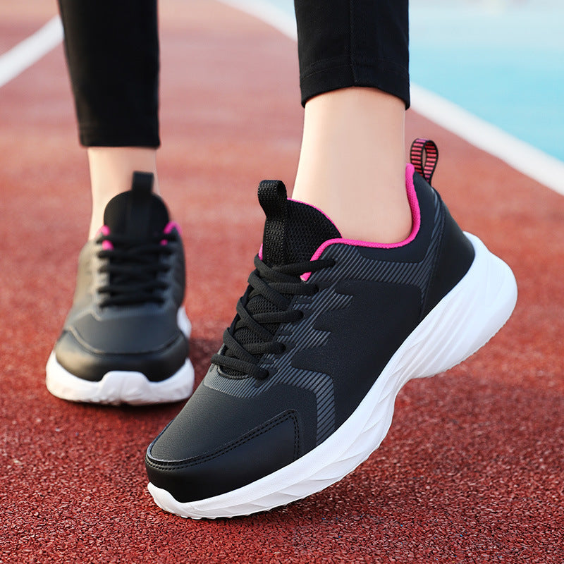 Unisex nan urbaner Komfort-Sneaker mit gepolsterter Keilsohle atmungsaktiver Meshzunge und robustem Kunstlederbesatz R&B