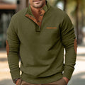 Herren Strickpullover mit kontrastierenden Design-Elementen R&B