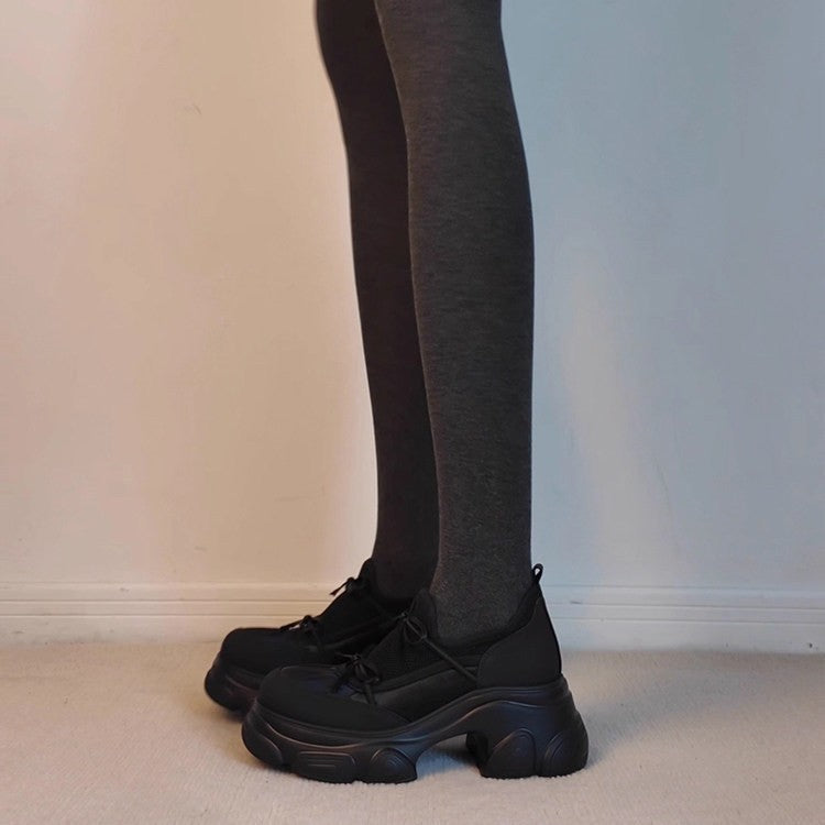 Damen modische Sneaker mit voluminösem Sohlenprofil und atmungsaktiver Oberfläche R&B