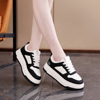 Damen Komfortable Sneaker mit dicker Sohle R&B