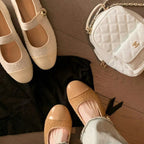 Damen Ballerinas mit modischem Schnallenverschluss und weichem Innenfutter R&B