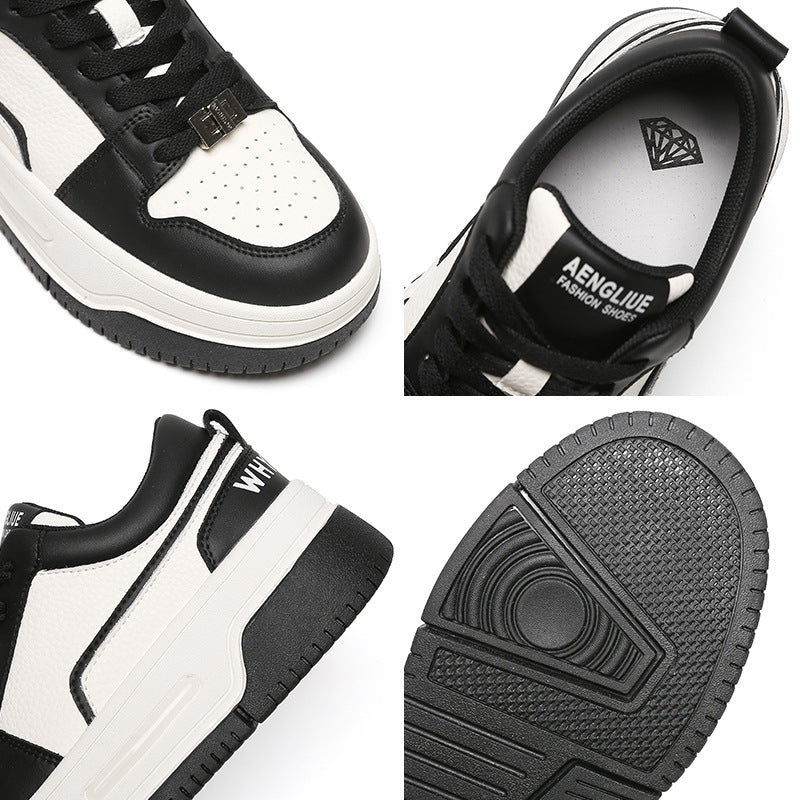 Damen Sneaker mit dicker Plattform und atmungsaktivem Obermaterial R&B