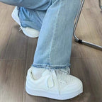 Damen Sportliche Sneakers mit hoher Sohle und gepolsterter Innensohle R&B