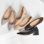Damen elegante spitz zulaufende Ballerinas mit weichem Fußbett