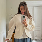 Damen Chic Oversized Blazerjacke R&B