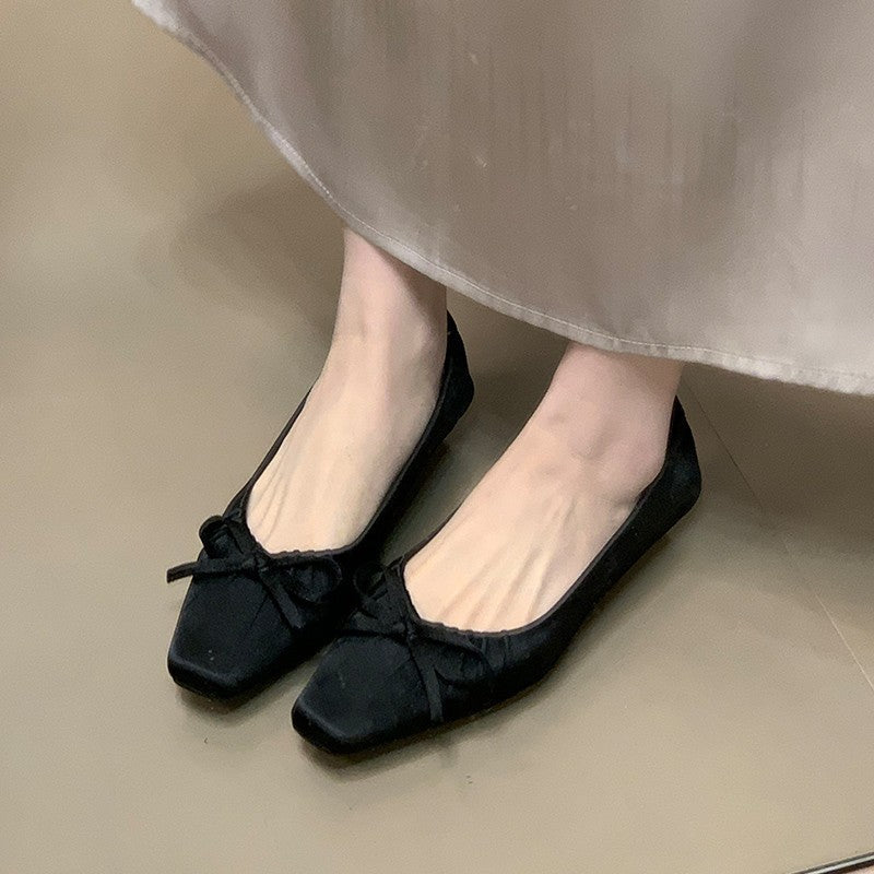 Damen Ballerinas mit dekorativem Schleifendetail und elegantem Design R&B