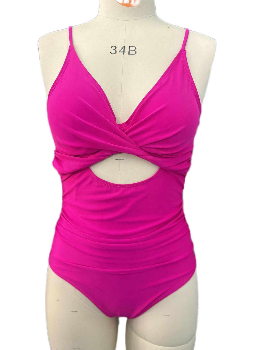 Damen Eleganter Einteiler-Badeanzug mit modischem Cut-Out R&B