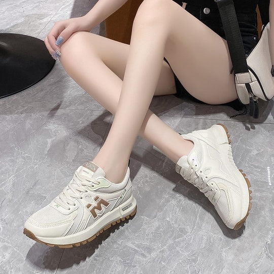 Damen Sportliche Lauf-Sneaker mit atmungsaktivem Mesh-Obermaterial und gepolsterter Sohle R&B