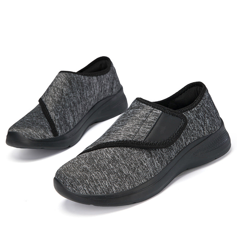 Damen Bequeme Slip-On Fitnessschuhe mit verstellbarem Klettverschluss R&B