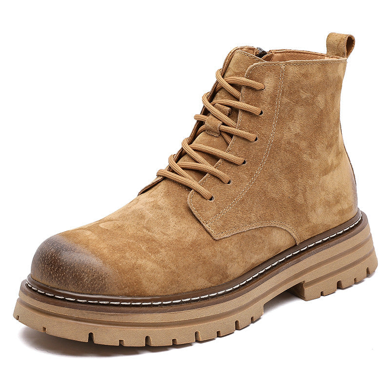 Herren Robuste Schnürstiefel mit gepolsterter Sohle