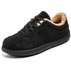 Damen bequeme und stilvolle Halbschuhe mit Futter aus Kunstfell R&B
