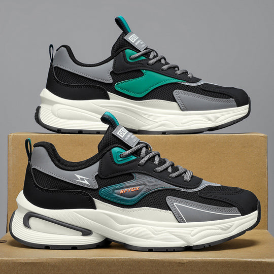 Damen Sportliche Comfort Sneakers mit atmungsaktiver Mesh-Oberfläche und dämpfender Sohle R&B
