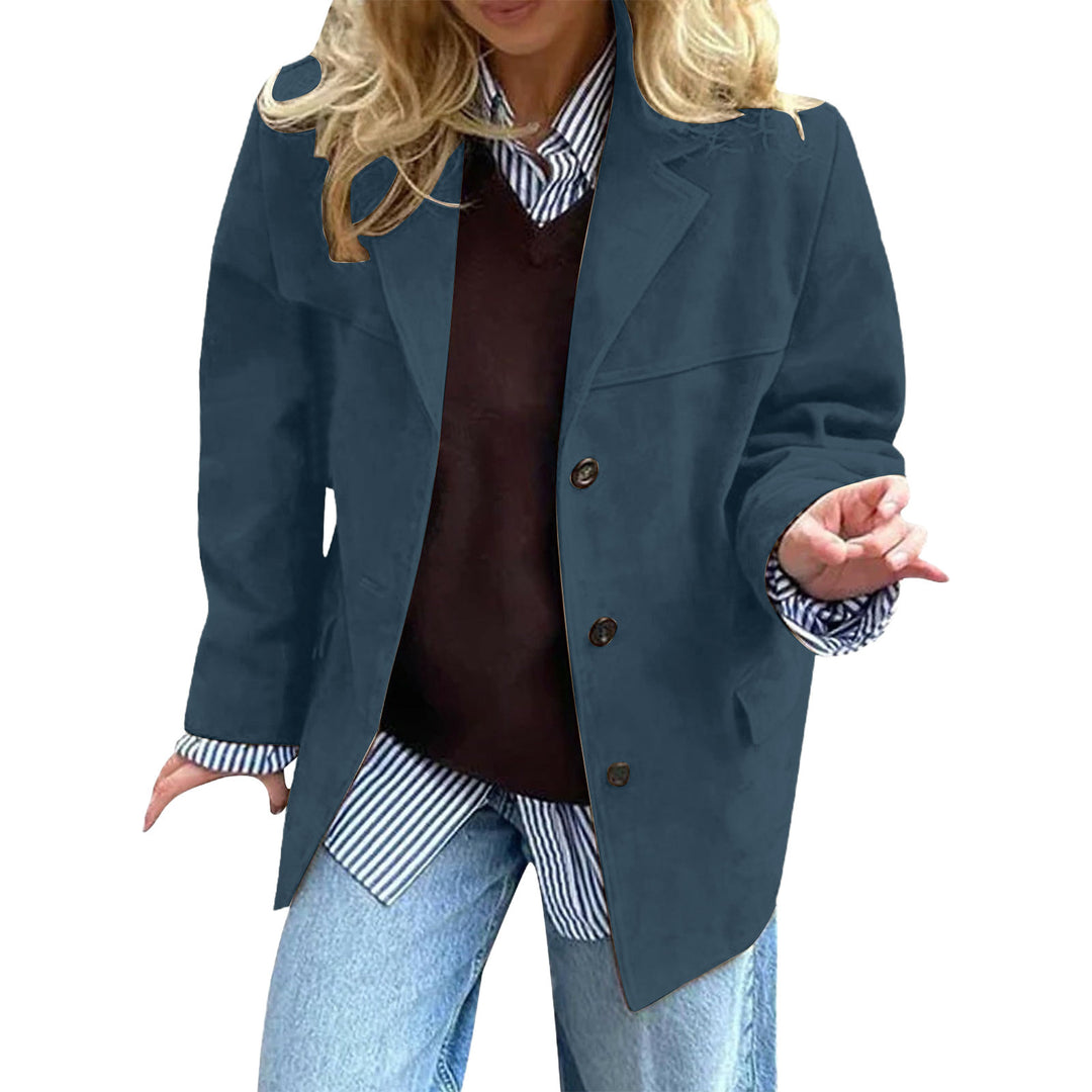 Damen Oversized Baumwolljacke mit lässigem Schnitt R&B