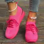 Damen Sportliche Sneaker mit innovativem Strickdesign R&B