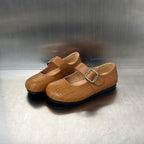 Damen Ballerinas mit elegantem Riemen und strukturiertem Obermaterial R&B