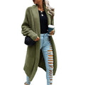 Damen Großer Strickcardigan mit strukturiertem Muster und seitlichem Schnitt R&B