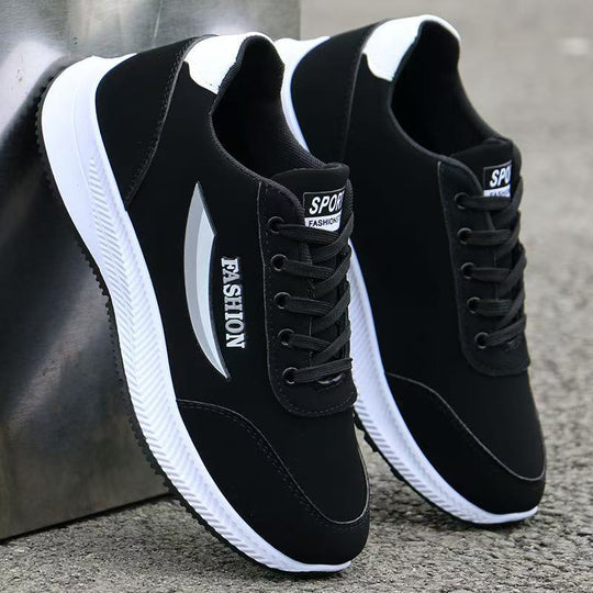 Damen Sportliche Sneaker mit atmungsaktiver Oberflächenstruktur und dämpfender Sohle R&B