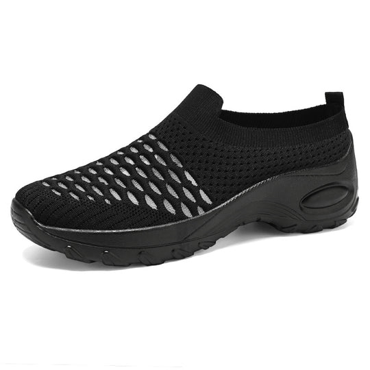 Damen Atmungsaktive Slip-On Sneakers mit flexiblem Sohlenkomfort R&B