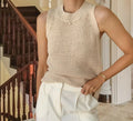 Damen Strickoberteil mit raffiniertem Lochmuster R&B