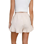 Damen Verspielte Rüschen-Sommer-Shorts R&B
