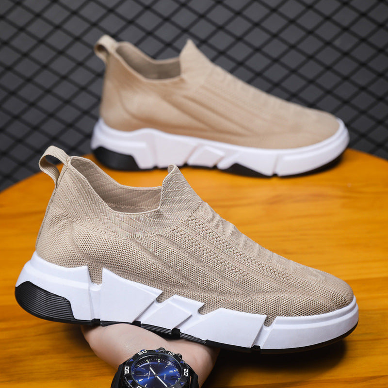 Damen Sportliche Slip-On Sneakers mit flexiblem Obermaterial und rutschfester Sohle R&B