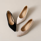 Damen elegante spitze Pumps mit metallic Oberfläche