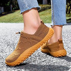 Damen Komfortable Freizeitschuhe mit elastischem Einstieg