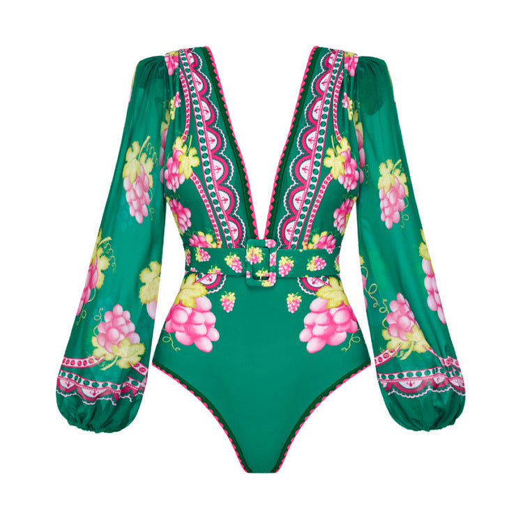 Damen Stylish Elegantes Badeanzug- und Rockset R&B