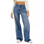 Damen Weite Jeans im Vintage-Stil