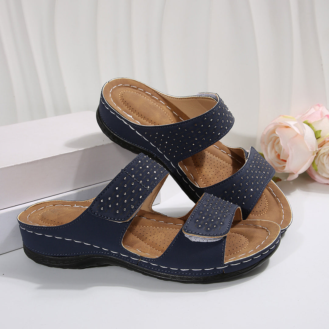 Damen bequeme Clogs mit modischen Applikationen R&B