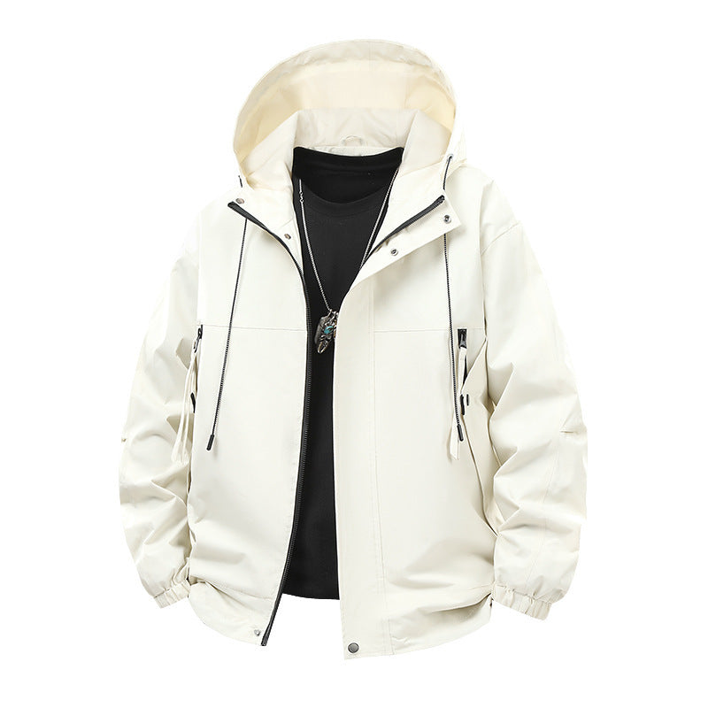 Herren technische Outdoor-Jacke mit atmungsaktiver Membran und multifunktionalen Taschen R&B