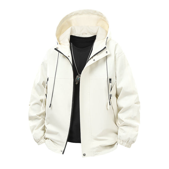 Herren technische Outdoor-Jacke mit atmungsaktiver Membran und multifunktionalen Taschen R&B