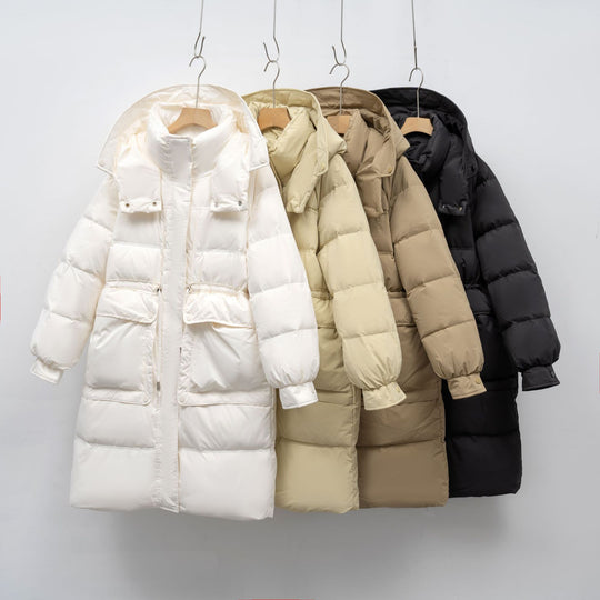 Damen isolierte Winterjacke mit verstellbarem Bund R&B