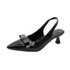 Damen Slingback Pumps mit eleganter Schleifenverzierung R&B