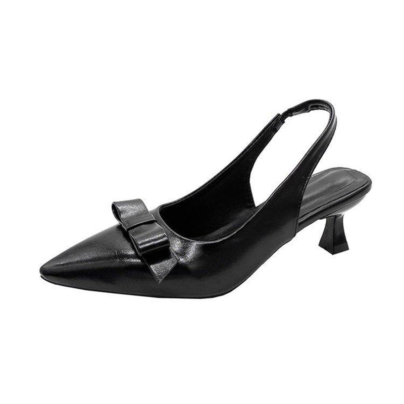 Damen Slingback Pumps mit eleganter Schleifenverzierung R&B