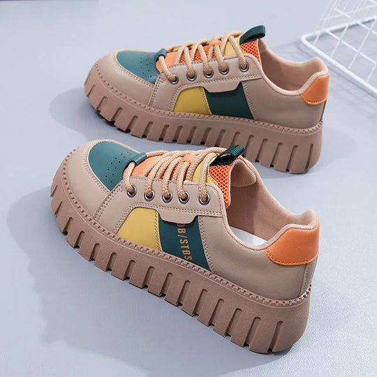 Damen Chunky Sneakers mit verstärktem Profil und atmungsaktivem Obermaterial R&B