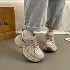Damen Sportliche Sneakers mit atmungsaktiven Mesh-Einsätzen und stoßdämpfender Sohle R&B