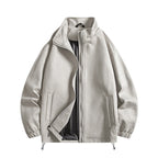 Herren Fleecejacke mit elastischen Bündchen und praktischen Taschen R&B
